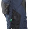 Marineblå FlexiWork stretch shorts - utmerket bevegelsesfrihet -fra Snickers workwear