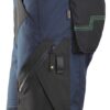 Marineblå FlexiWork stretch shorts - utmerket bevegelsesfrihet -fra Snickers workwear