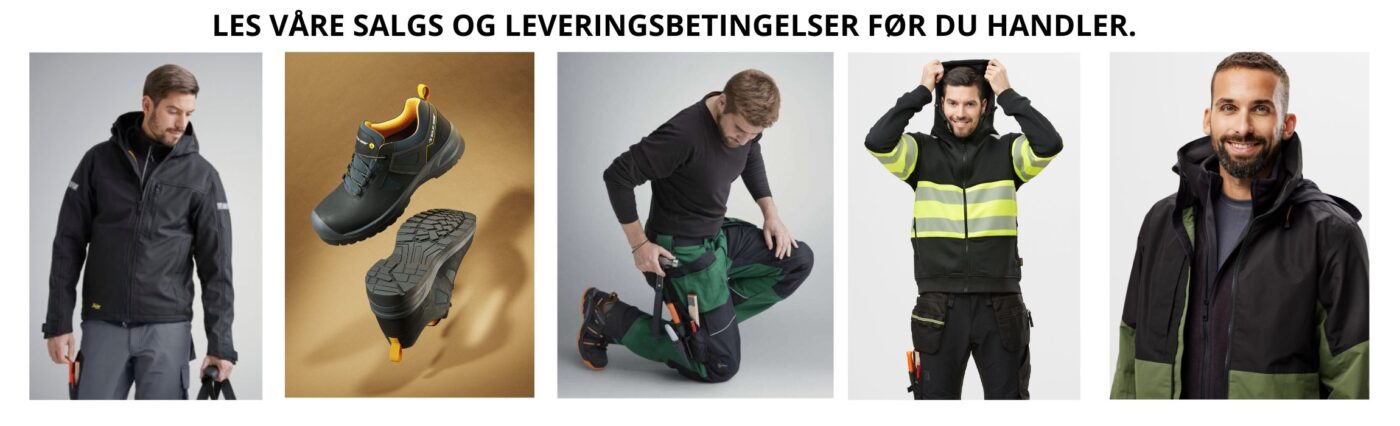 BETINGELSER & VILKÅR VED KJØP AV ARBEIDSKLÆR FRA EZZENZA.