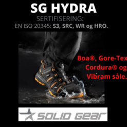 Beskyttelse Solid Gear Hydra: S3, SRC, WR og HRO.